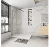 AICA 90x195cm Walk in Dusche 6mm NANO ESG Schwarz für Produktbild-Vorschau 3