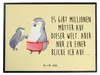 Mr. & Mrs. Panda Schreibunterlage Pinguin mit Kind - Gelb Produktbild-Vorschau 1