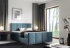 Bett mit Matratze und Lattenrost LOLA – 160x200, blau 2 + Produktbild-Vorschau 1