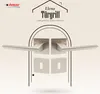 A product image showcasing door handles and escutcheons against a decorative background. Produktbild-Vorschau