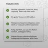 Tapeziertisch Alu Flohmarkttisch 300x60 cm Klapptisch Produktbild-Vorschau 8
