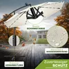 tillvex Zweefparasol Aluminium met LED Solar Ø 350 cm + Productafbeelding-voorbeeld 6