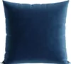 VELVI Marineblauer Samt-Kissenbezug - Velvet Elegance Produktbild-Vorschau 6