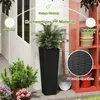 GOPLUS 2er Set Pflanzkübel, Blumentopf hoch mit Innentopf, Produktbild-Vorschau 2