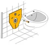 Otto Haas Haas Schallschutzset, für Wand-WC/ Bidet 7440 Produktbild-Vorschau 2