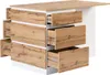 Kücheninsel mit 6 Schubladen & 4 Ablagefächern aus MDF - Produktbild-Vorschau 7