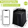 JOIEYOU 4 kusy nábytkové stoupačky 6 palců vysoká stůl Náhled obrázku produktu 2