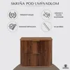 RODAN | Kupelnova Skrinka - 60 CM - Orechový dub - MDF - 2 Náhľad obrázku produktu 2