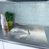 Spritzschutz Herdabdeckplatte Schneidebrett aus Glas Produktbild-Vorschau 2