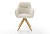DELIFE Esszimmerstuhl Pejo-Flex Cord Beige Holzgestell Produktbild-Vorschau 2