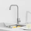 Küchenarmatur Kaltwasser Edelstahl Gebürstet, Wasserhahn Produktbild-Vorschau 1