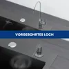 Küchenspüle 50x45 cm mit Niederdruck ausziehbarem Produktbild-Vorschau 10