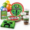 Partyset Geburtstag Minecraft Kindergeburtstag Party Deko Produktbild-Vorschau 1