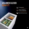 GastroHero Tiefkühltruhe ECO 200 mit Glasschiebedeckel – Produktbild-Vorschau 4