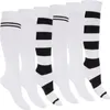 Footstar Damen Kniestrümpfe geringelt (6 Paar) - Weiß 39-42 Produktbild-Vorschau 1