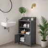 Relaxdays 4052025857653, Šedá, Volně stojící, 3 Náhled obrázku produktu 2