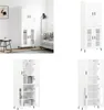 vidaXL Highboard Weiß 69,5x34x180 cm Holzwerkstoff - Produktbild-Vorschau 1