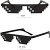 [3 Pack] Thug Life slnečné okuliare, muži ženy sklo 8bit Náhľad obrázku produktu 3