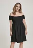 Dámské šaty Urban Classics Ladies Smoked Off Shoulder Dress Náhled obrázku produktu 11