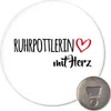 Huuraa Magnet Ruhrpottlerin mit Herz 59mm Kühlschrankmagnet Produktbild-Vorschau 1
