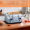 Steinborg 4 Scheiben Edelstahl Toaster | Brötchenaufsatz | Produktbild-Vorschau 2