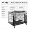 tectake® Hundekäfig-Gitterbox Luna klappbar, mit 2 Produktbild-Vorschau 5
