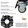 Nastaviteľný kvetinový valček 39-52 cm so 4 univerzálnymi Náhľad obrázku produktu 3