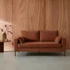 sweeek - 3-Sitzer-Sofa mit Cordbezug - Terracotta Produktbild-Vorschau 3