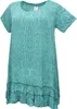 Boho Strandkleid, Minikleid - Petrol, Damen, Grün, Viskose, Produktbild-Vorschau 4