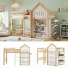 Lit mezzanine pour enfant avec espace de rangement, tiroirs Voir les images du produit 4