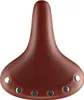 VELO Bicycle Saddle Cruiser w/spring brown leather+rivet Produktbild-Vorschau 1