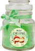 Bougie parfumée en pot - Noël vert - Bonbon 120gr ( 30h ) Voir les images du produit 1