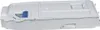 A white plastic water tank for a clothes dryer, shown from a side angle. Produktbild-Vorschau
