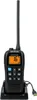 A black handheld marine radio with an orange display sits in its charging cradle. Anteprima dell’immagine prodotto