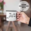 Trendation - Klettern Bergsteigen Geschenk Emaille Tasse Produktbild-Vorschau 2