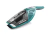 A teal and black handheld vacuum cleaner is shown against a white background. Produktbild-Vorschau