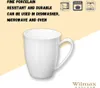 Tazza Wilmax da 380 ml in porcellana bianca per caffè e tè Anteprima dell’immagine prodotto 5
