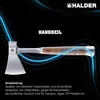 Halder 3555.375 Hatchet 370 mm 1000 g Voir les images du produit 4