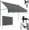 Izrielar Klemmmarkise mit LED 300x120cm Balkonmarkise, Produktbild-Vorschau 9