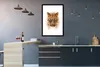 MuchoWow® Gerahmtes Poster Leopard - Kopf - Weiß 60x90 cm - Produktbild-Vorschau 5