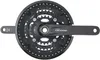 Shimano Deore FC-T6010, Fahrrad-Kurbelwellen-Set, Schwarz Produktbild-Vorschau 4
