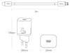 Baseus TZCCSUP-B02 chargeur pour appareils mobiles Blanc Voir les images du produit 21
