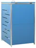 vidaXL Mülltonnenbox für 1 Tonne 69x77,5x115 cm Edelstahl Produktbild-Vorschau 7