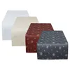 Tischläufer 30x200 cm Weiß Weihnachten Polyester Sterne Produktbild-Vorschau 5