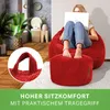 Green Bean® 2er Set Indoor XXL Sitzsack + Pouf mit Produktbild-Vorschau 6