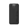A black power bank with integrated cables is shown from the back on a white background. Anteprima dell’immagine prodotto