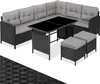 tectake® Ratanový lounge Barletta pro 6 až 8 osob, odolný Náhled obrázku produktu 8