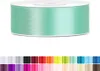Satinband 25mm Mint - 25 Meter Rolle Geschenk- & Produktbild-Vorschau 1