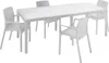 Cortanze - Ensemble Table et Chaises, Blanc, 10 Places, Voir les images du produit 1