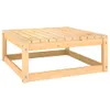 vidaXL Garten-Fußhocker mit Kissen Massivholz Kiefer -  Produktbild-Vorschau 3